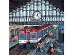 El Tren de las 4. Elena Blanco (Acrlico sobre lienzo, 2006) Medidas: 30 x 30 cm. Donacin: la autora - Pieza IG: 05562