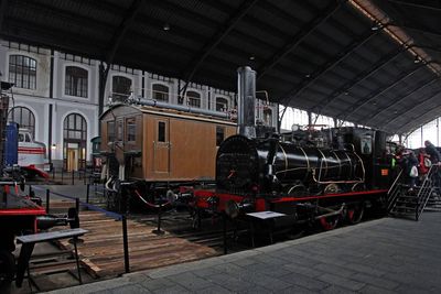 Nueva disposicin del material rodante en el Museo del Ferrocarril de Madrid