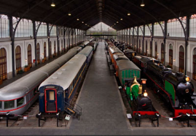 Vista general de la Sala de Tracción del Museo