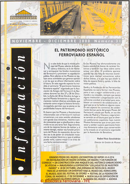 Boletines - Museo del Ferrocarril