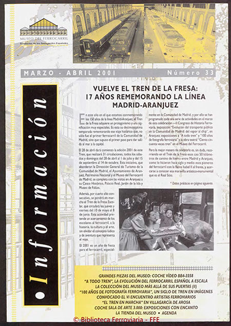 Boletines - Museo del Ferrocarril