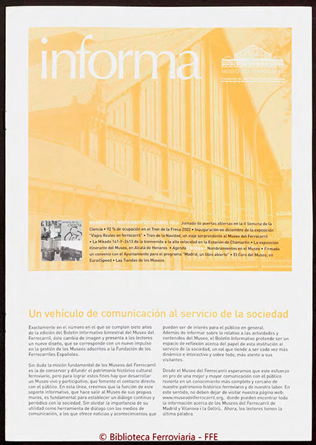 Boletines - Museo del Ferrocarril