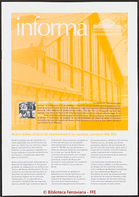 Boletines - Museo del Ferrocarril