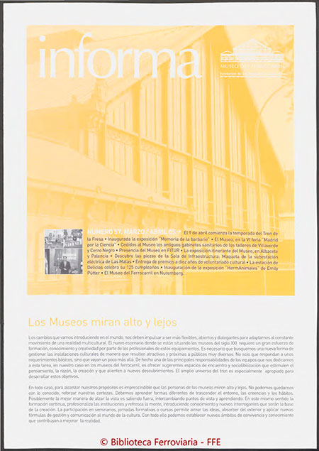Boletines - Museo del Ferrocarril