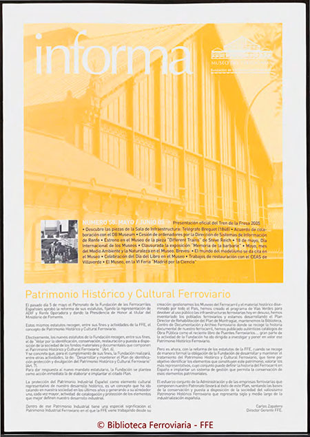 Boletines - Museo del Ferrocarril
