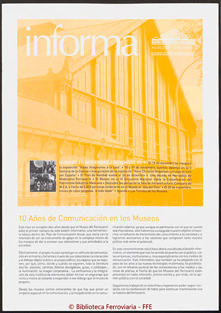 Boletines - Museo del Ferrocarril