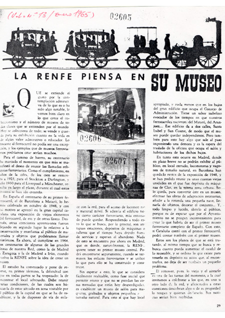 Noticias - Museo del Ferrocarril