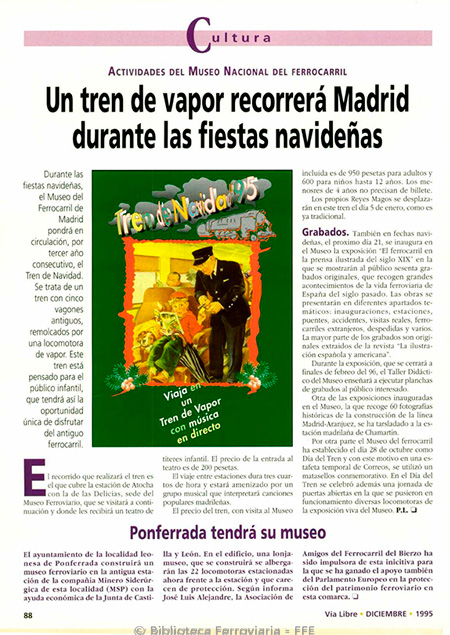 Noticias - Museo del Ferrocarril