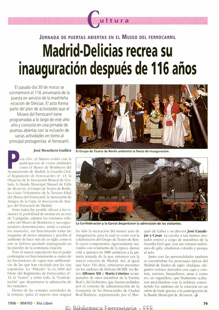 Noticias - Museo del Ferrocarril