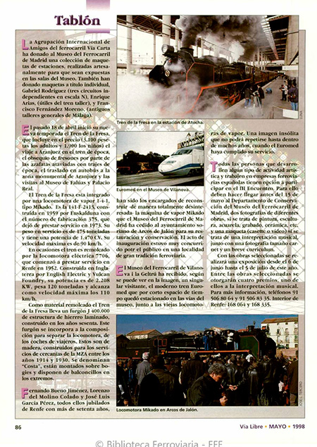 Noticias - Museo del Ferrocarril