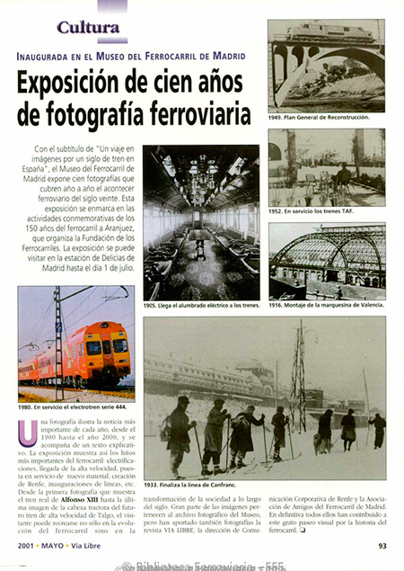 Noticias - Museo del Ferrocarril