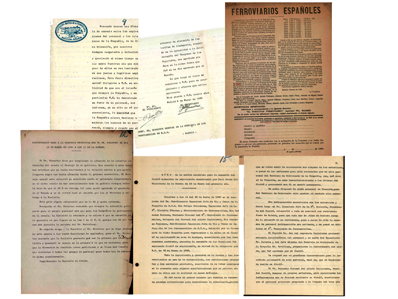 Las negociaciones y huelga de los ferroviarios. Año 1920. Sign. P-0060-077