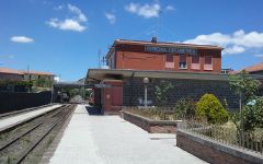 Estación de Linguaglossa del Ferrovia Circumetnea (2015)