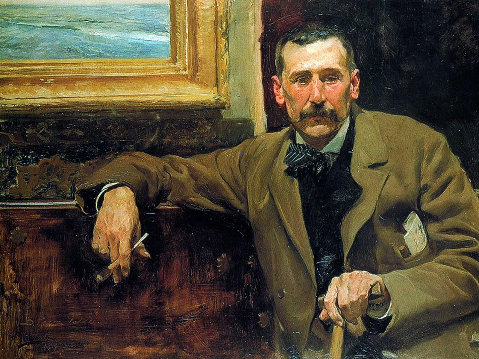 Retrato de Benito Pérez Galdós