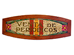 Mosaico-cartel Venta de peridicos. La Ceramo, bajo diseo de Demetrio Ribes (teselas cermicas, ca. 1917) Cesin: ADIF - Pieza IG:  07269