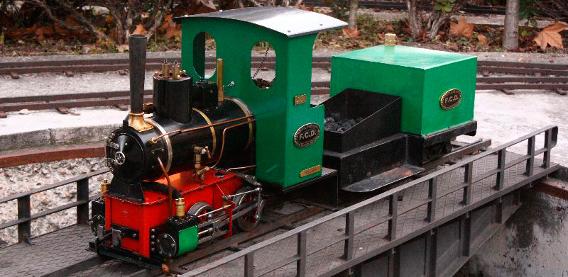 Locomotora de vapor, tipo 020 (5 pulgadas)