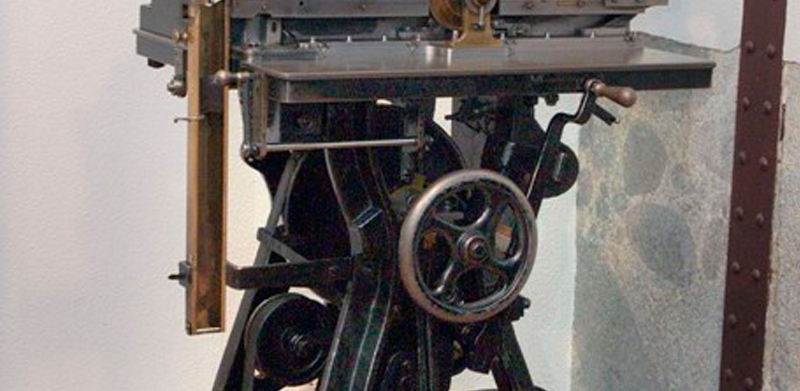 Máquina Goebel para imprimir billetes