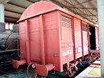 Vagn-auxiliar Gs-41711203645-0 (Espaa, dcada 1970) Cesin: Museo del Ferrocarril de Ponferrada - Pieza IG: 02820