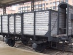 Vagn de bordes altos con garita Xf-15900 (Ex Norte Xf-15900) (Ex  Unin Elctrica Madrilea, 6) (Compaa Auxiliar de Ferrocarriles -CAF-, Espaa, 1927) - Pieza IG: 00697