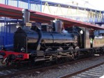 Locomotora de vapor 040-2184 (Tubize, Bélgica, 1891) Cesión: Asociación Venteña de Amigos del Ferrocarril, AVENFER - Pieza IG: 00045