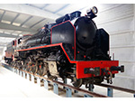Locomotora de vapor 141F-2316 (Material y Construcciones, S.A., España, 1957) Cesión: Fundación para la Preservación del Patrimonio Ferroviario e Industrial, FPPFI - Pieza IG: 00056