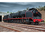 Locomotora de vapor 241F-2238 (La Maquinista Terrestre y Marítima, S.A.) Cesión: Fundación para la Preservación del Patrimonio Ferroviario e Industrial, FPPFI - Pieza IG: 00077