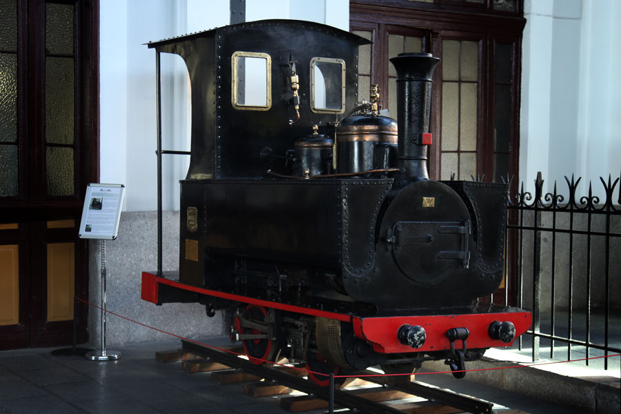 Locomotora de vapor 020-T. Rodaje tipo samson (Société Anonyme de Marcinelle & Couillet, Bélgica, 1882)
