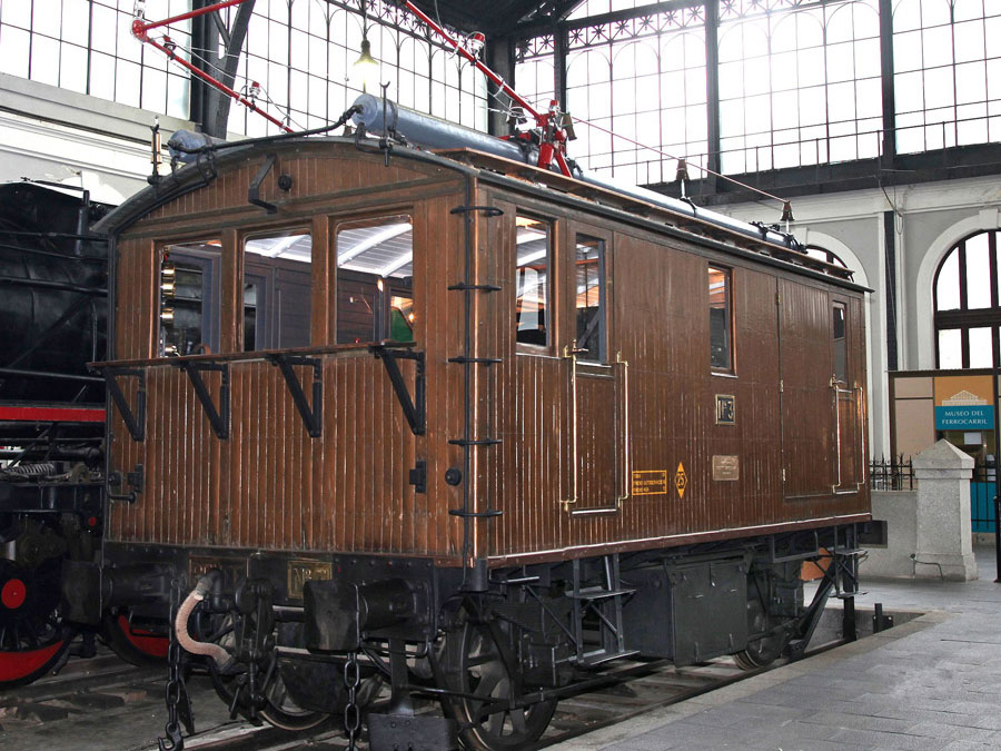 Locomotora eléctrica trifásica nº 3 (Brown Boveri et Cie, Suiza, 1907)