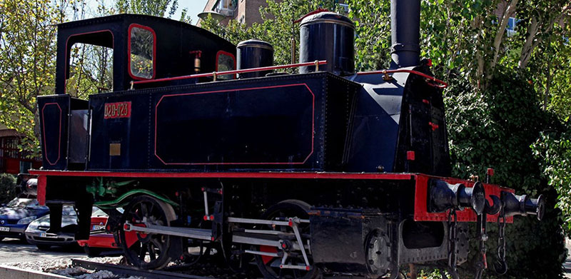 Locomotora de vapor 020-0231 (Ex MZA 601). Rodaje tipo Samson (Société Anonyme de Marcinelle & Couille, Bélgica, 1885)