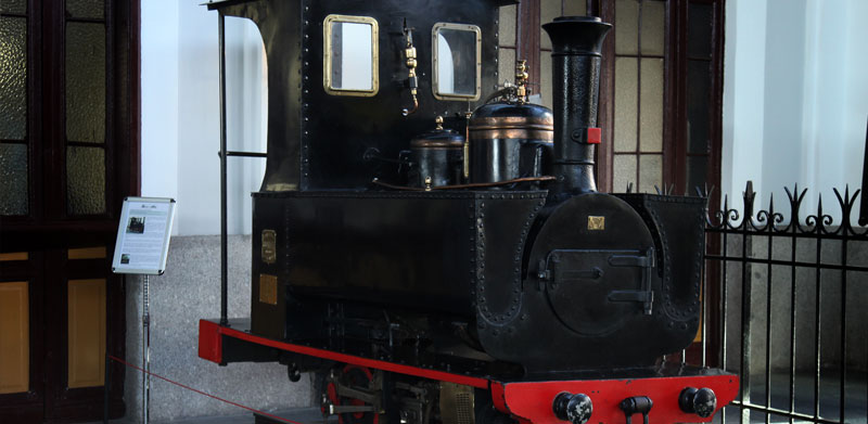 Locomotora de vapor 020-T. Rodaje tipo samson (Société Anonyme de Marcinelle & Couillet, Bélgica, 1882)