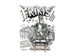 Frikis!. Ral Valls Oliva (tinta y rotulador sobre papel, 2025) Medidas: 40 x 30 cm. Donacin: el autor - Pieza IG: 08550