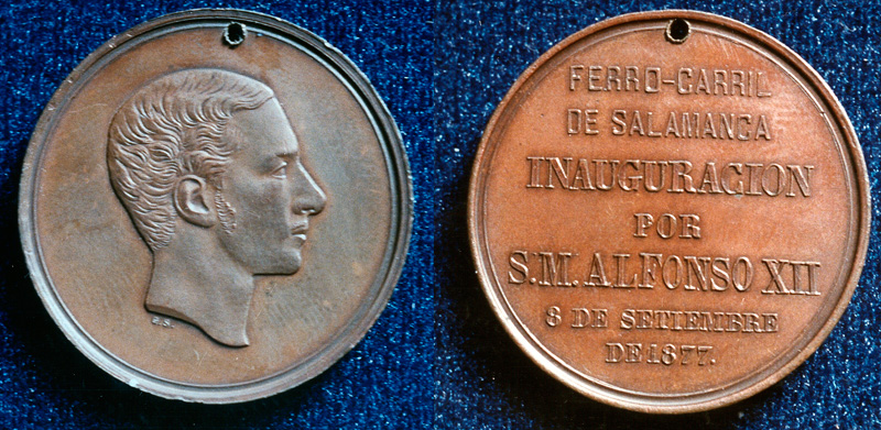 Inauguracin del Ferrocarril de Salamanca, 1877