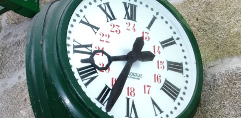 Reloj de andén Reloj de andén
