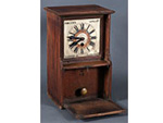 Reloj de fichar o control horario (L. Giboury, Pars, Fracia, finales s. XIX) - Pieza IG 01676
