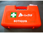 Botiqun de tren - Adif (Botiqun Sans, S.L., Barcelona, ca. 20010). Donacin: Estanislao Cabrero - Pieza IG: 06288