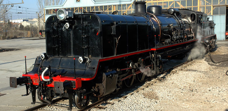 Locomotora de vapor 282F-0421 Locomotora de vapor 282F-0421